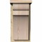 Ekena Millwork Yorktown Rough Sawn Corbel w/Backplate, Douglas Fir, 8"W x 8"D x 16"H COR08X08X16YOR01RDF - alternate 3
